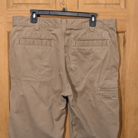 Carhartt Pants Utility Workwear Relaxed Fit Straight Durable Brown Men's 36x30 - Picture 11 of 12